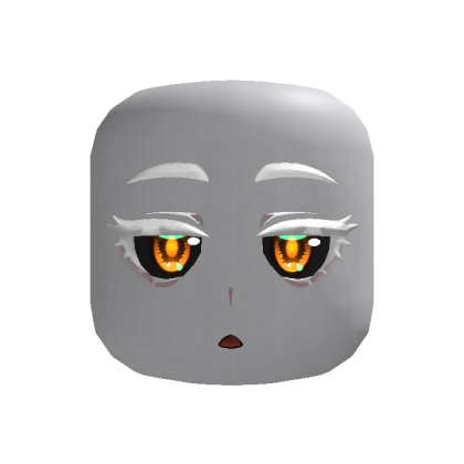 Albino Ifrita Kawaii Demon Face Orange