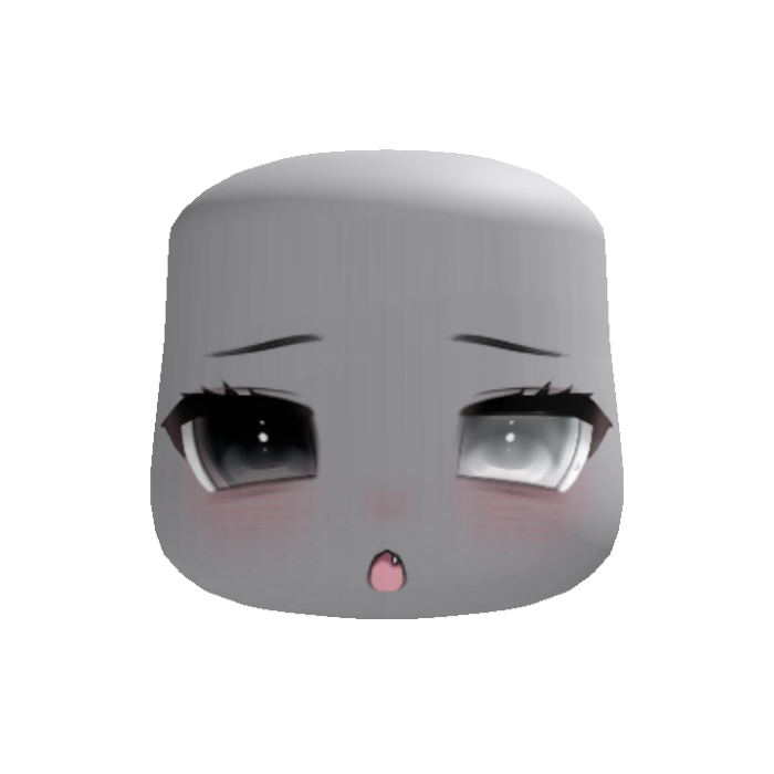 black n white shy innocent jelly eyes doll face