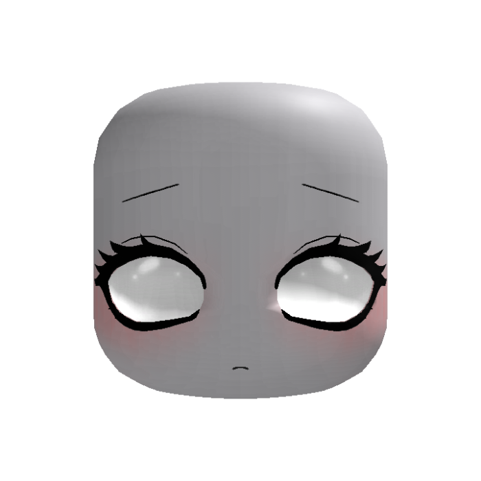 Sullen Dolly Gloomy Pout Face in Black & white