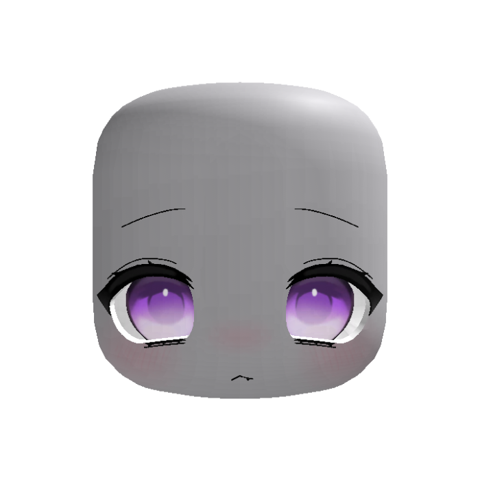 (animated) shy worried cute moe eyes in purple