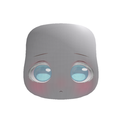 Soft Kawaii Adorable Anime Face (Albino)