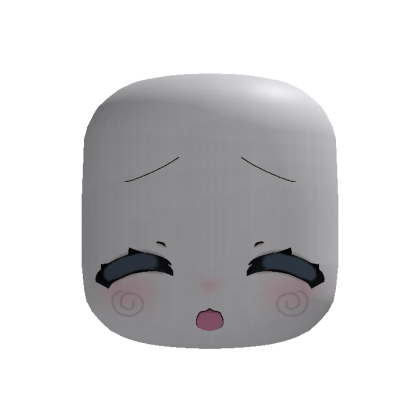 sleepy midnight baby soft doll face swirly blush