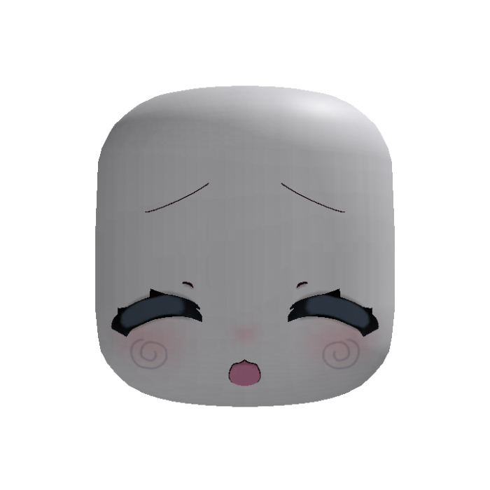 sleepy midnight baby soft doll face swirly blush