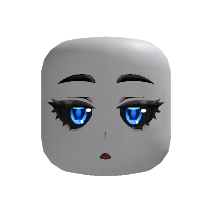 Ifrita Kawaii Demon Face Blue