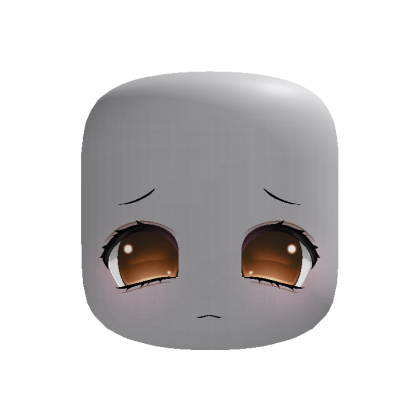(animated) adorable doll puppy eyes face brown
