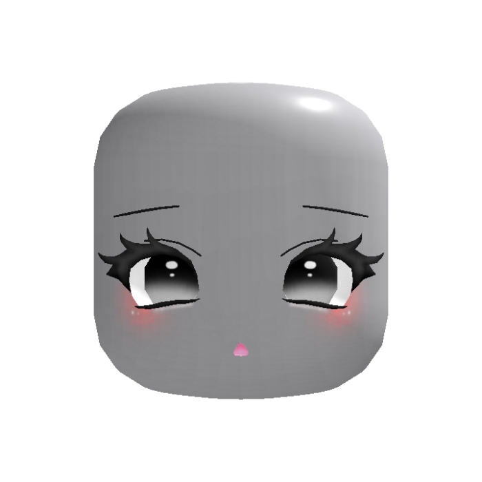 (Animated) Black Kawaii Doll Sweet Moe Puppy Face