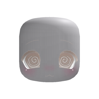 (Animated) Light Brown Cute Chibi Dizzy Face