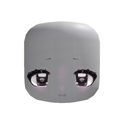 sweet hearted chibi eyes animated cookie face
