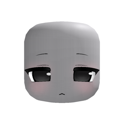 🧁 adorable emotionless sweet moe face black