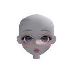 Ghost girl doll head A