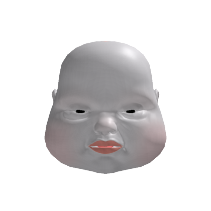 [Recolorable] Fat Baby Head