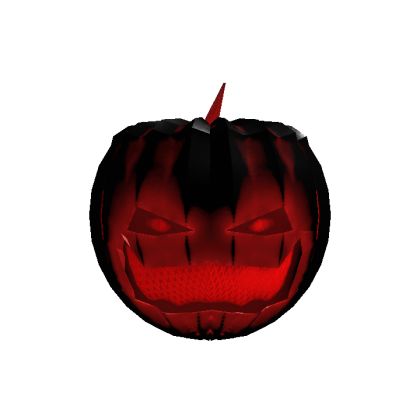 Red Halloween Pumpkin