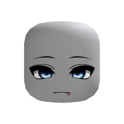 Playful Anime Face Blue thumbnail