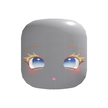 (Animated) Blue Kawaii Doll Sweet Moe Puppy Face