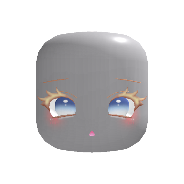 (Animated) Blue Kawaii Doll Sweet Moe Puppy Face