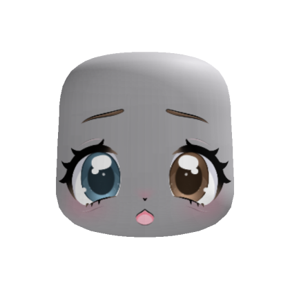 ♡ silly hamster cute face brown blue 🍀🐹