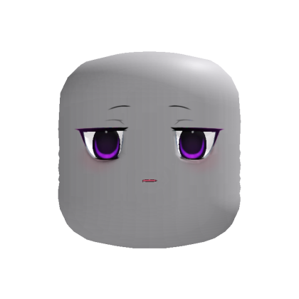 [Animated] Sleepy Purple Anime Face
