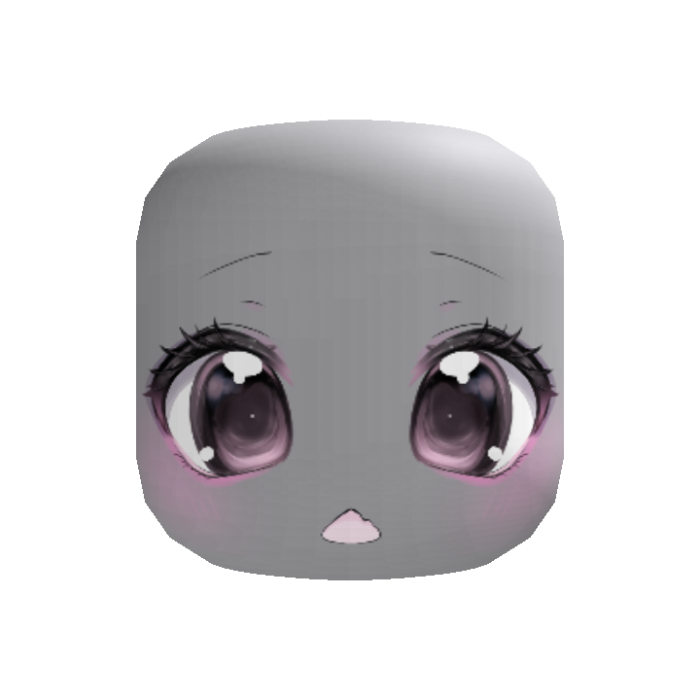 shocked cutest moe chibi face - pink