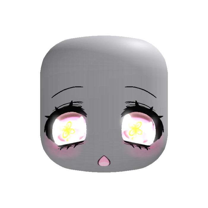 ♡ cute emissive animated clover pink dynamic head