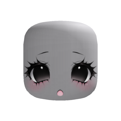 surprised kawaii chibi face