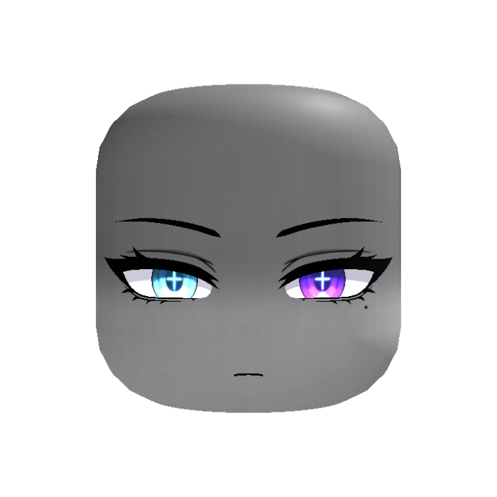 [ANIMATED] Cold Girl Cross Shadowed Blue Purple
