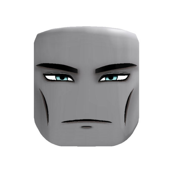 Mogger Face V1 Light Blue (ANIMATED)