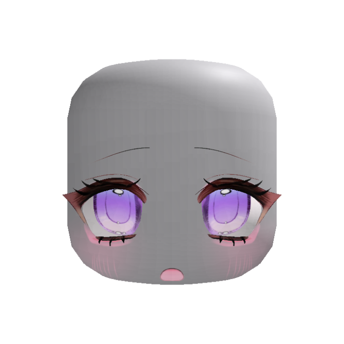 Moe Face Dolly Relaxed Face in Pastel Purple