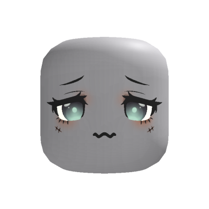 [ANIMATED] Halloween Petite Cute Teary Ghost Face
