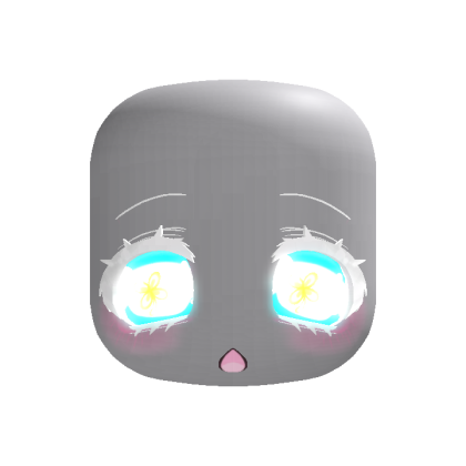 ♡ cute emissive animated clover blue dynamic head