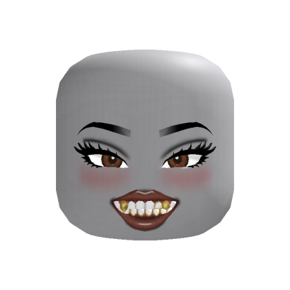 (Animated) Female Grillz Face V1