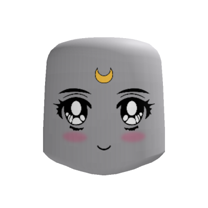 Cute Anime Moon Face - Narrow