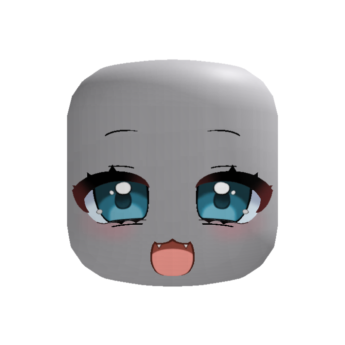 Blue Eyes Chibi Cute Anime Face
