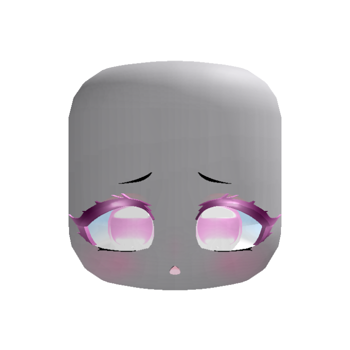 cute nervous/shocked kawaii face 🍰