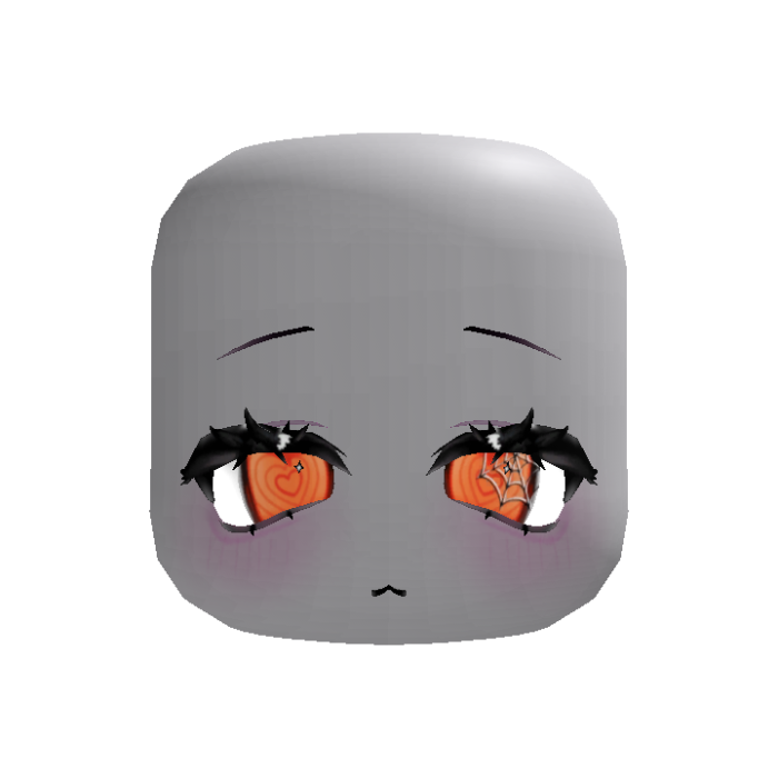 (animated) cute halloween spooky moe eyes orange
