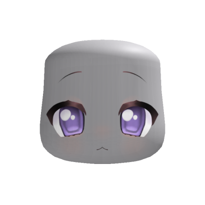 🐾 cute puppy eyes kawaii face moe purple