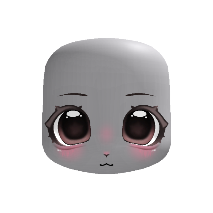 ♡ animated brown kigurumi furry pretty head