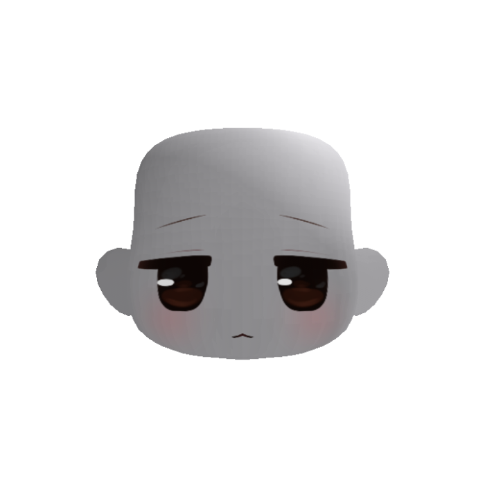 Soft Kawaii Adorable Chibi Face