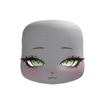 Kawaii Kigurumi Animal Chibi Head (Green) thumbnail
