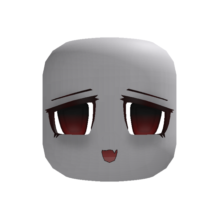Cute Moe Red Kawaii Face