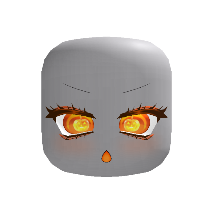 Aesthetic Halloween Pumpkin Face