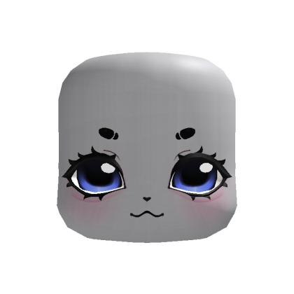 ♡ Kawaii smug kigurumi blue eyes face