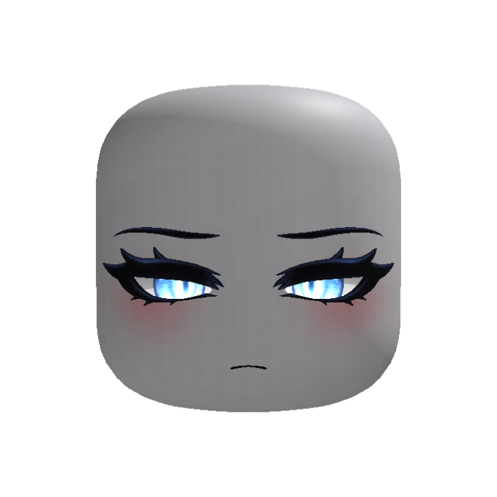 Ice Queen Face w/ Blue Eyes