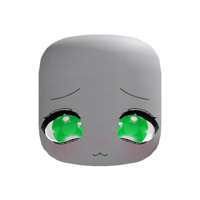 Cute Starry Ocean Chibi Eyes Green v2 (Animated)
