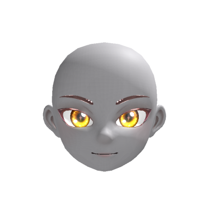 (Emissive) Cool Anime Vemi Head - Glowing Yellow