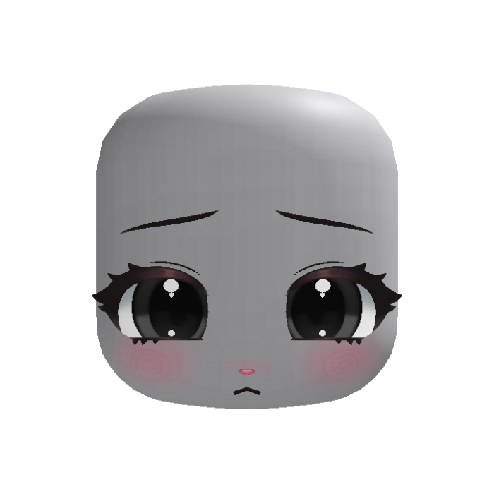 ♡ cute kawaii shy bunny pout face 🐰