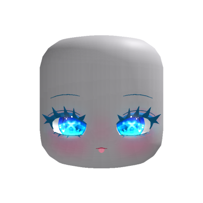 (GLOWING✨) Cute Ocean Blue Emissive Dolly Eyes ୨