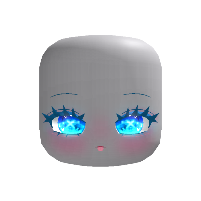 (GLOWING✨) Cute Ocean Blue Emissive Dolly Eyes ୨