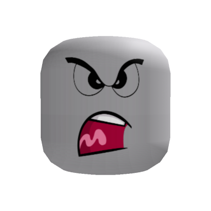 Angry Face [Recolorable] - Roblox