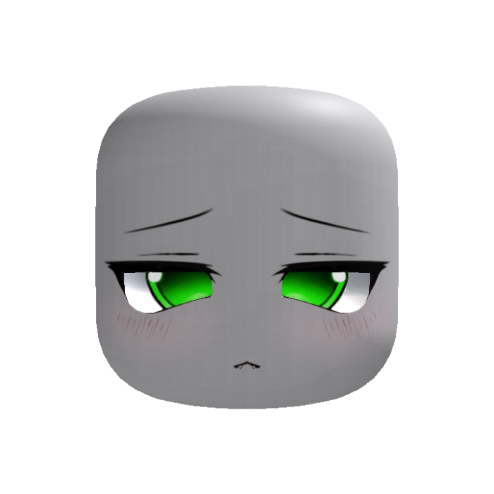 [Animated] Cute Shy Vampire with Green eyes
