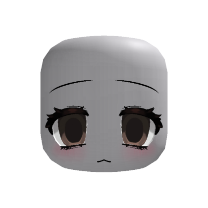 (animated) cute 2000's tired moe face brown
